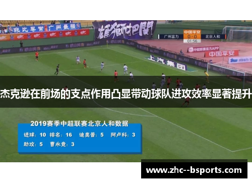 杰克逊在前场的支点作用凸显带动球队进攻效率显著提升 杰克逊在前场的支点作用凸显带动球队进攻效率显著提升